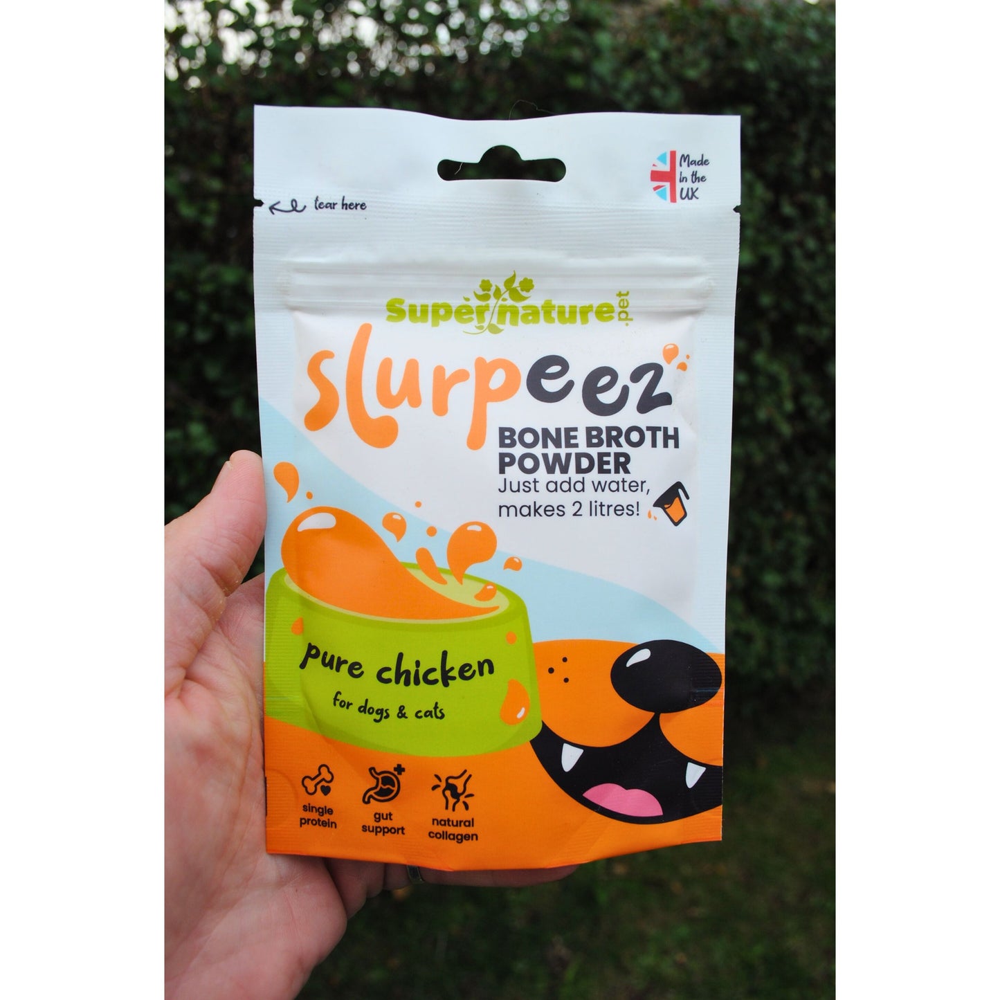 Slurpeez Chicken Bone Broth Powder for Dogs & Cats 60g