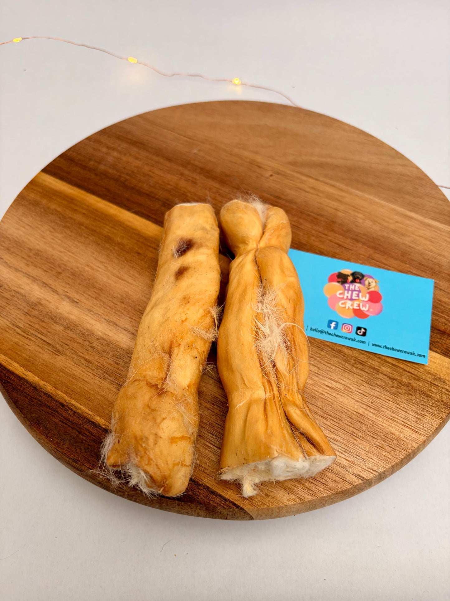 Rolled Rabbit Skin - 15cm