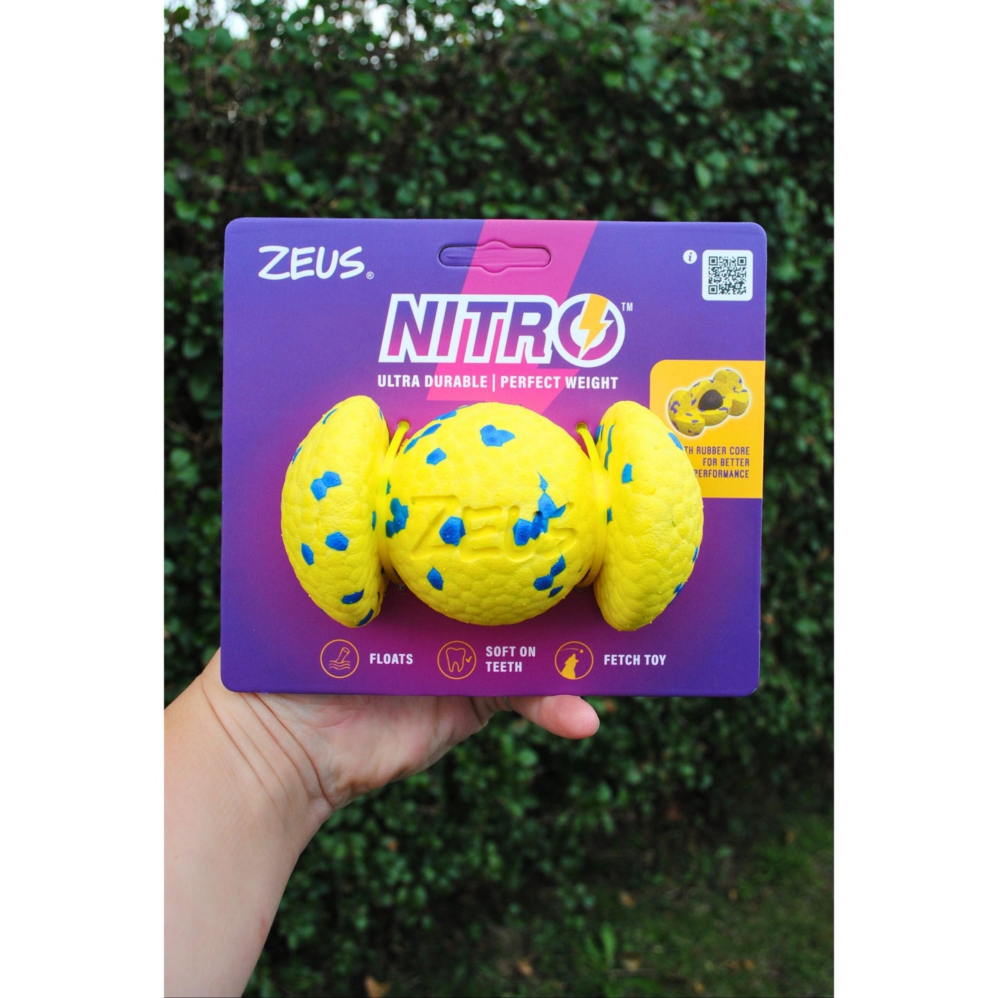 Zeus Nitro Weighted Grip Ball 12.4cm