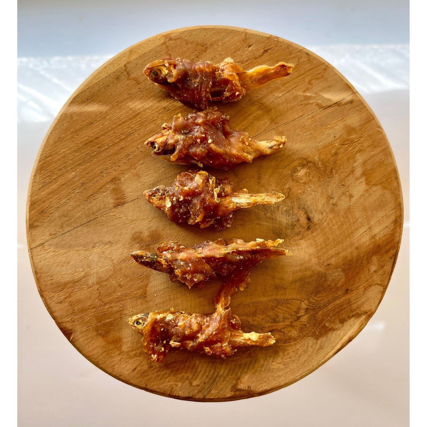 Sprats Wrapped In Chicken Breast