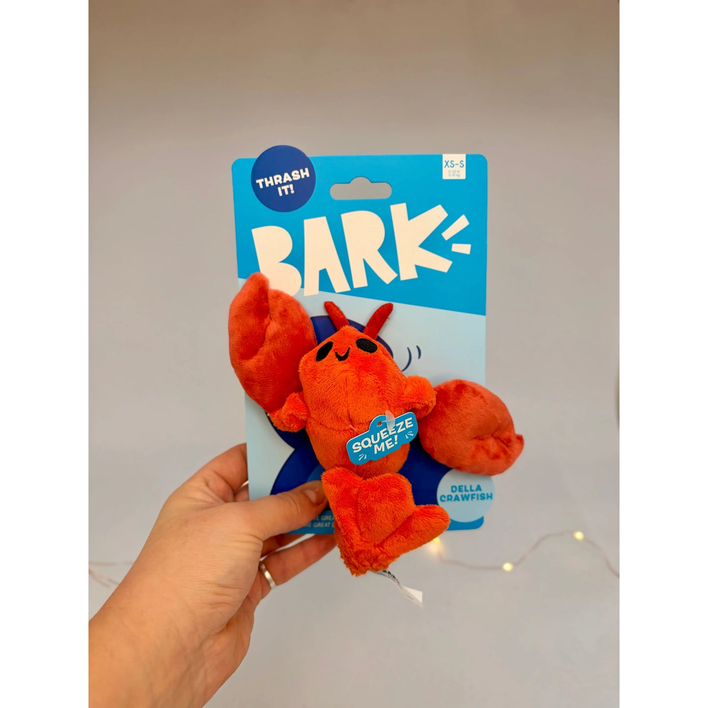 Bark Della Crawfish Dog Toy
