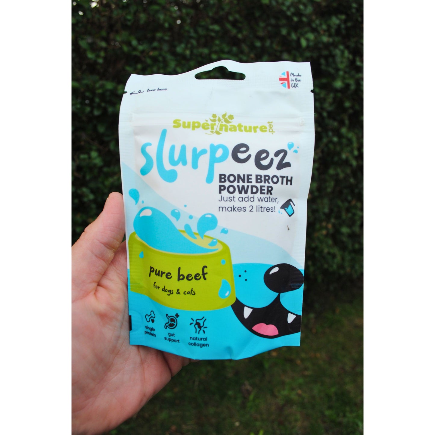 Slurpeez Beef Bone Broth Powder for Dogs & Cats 60g